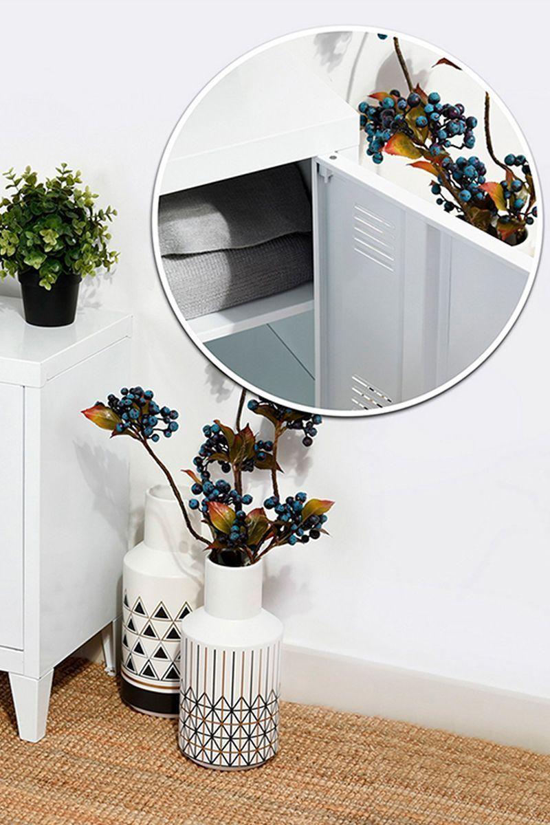 Velador Mesa Auxiliar Estante Metal 57.5x30.5x40.5-5