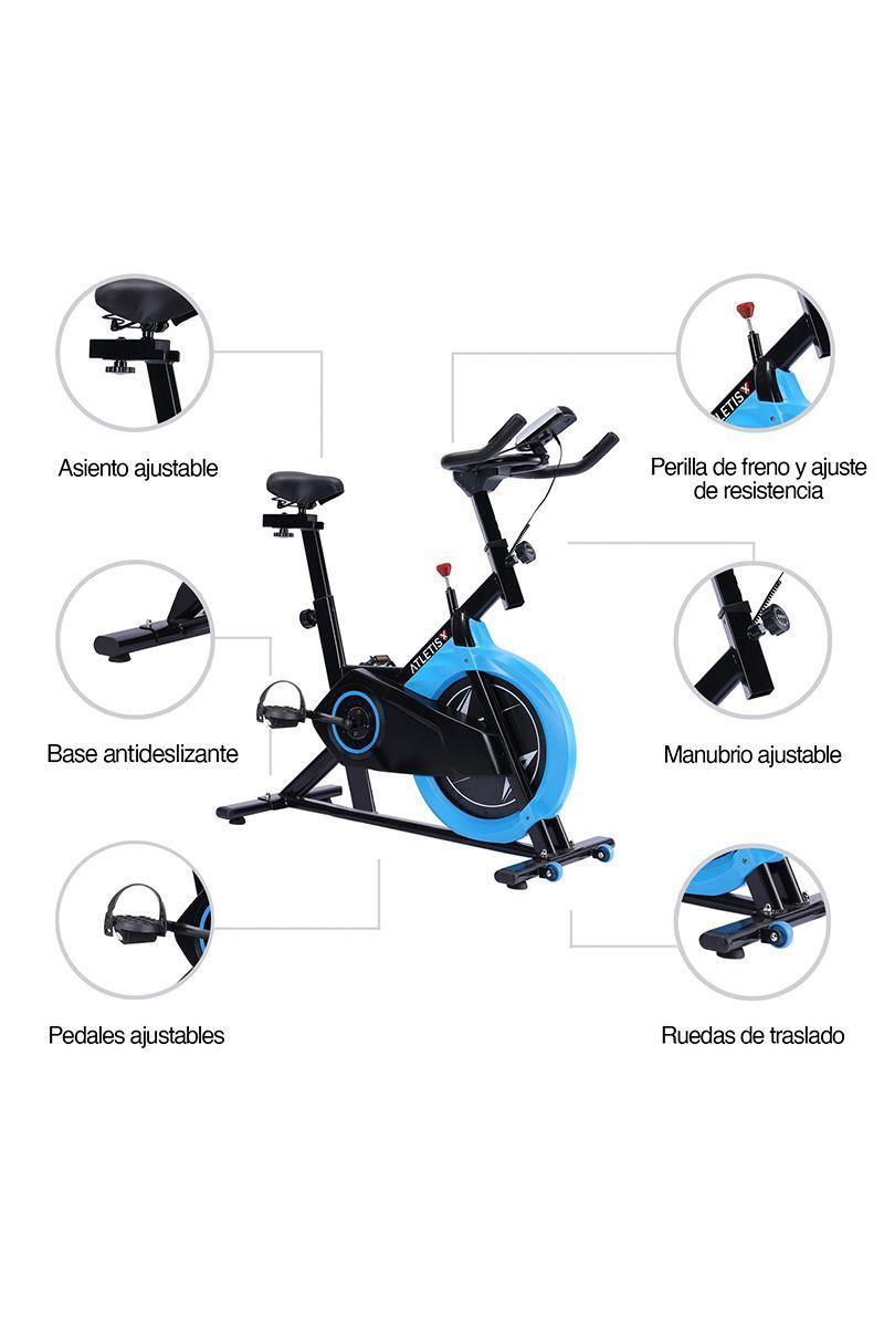 Pack Trotadora M201+ Bicicleta Spinning 10K Blanco-4