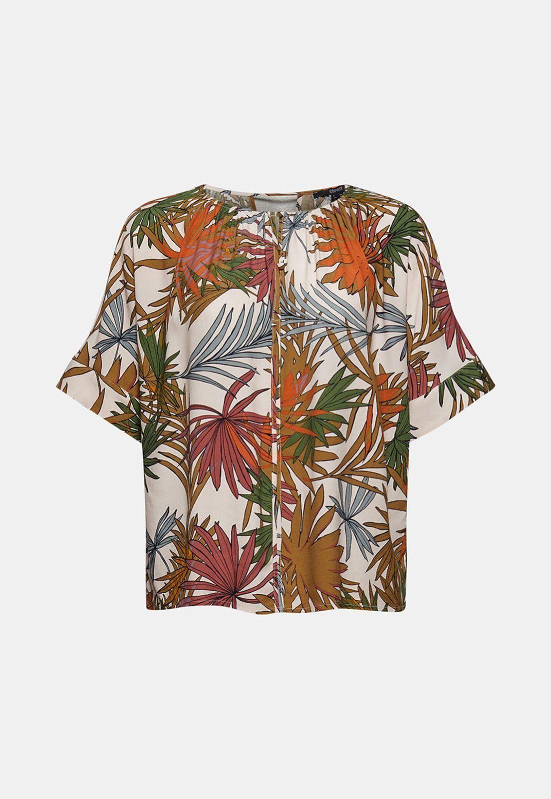 Blusa Manga Corta Estampada Esprit-3