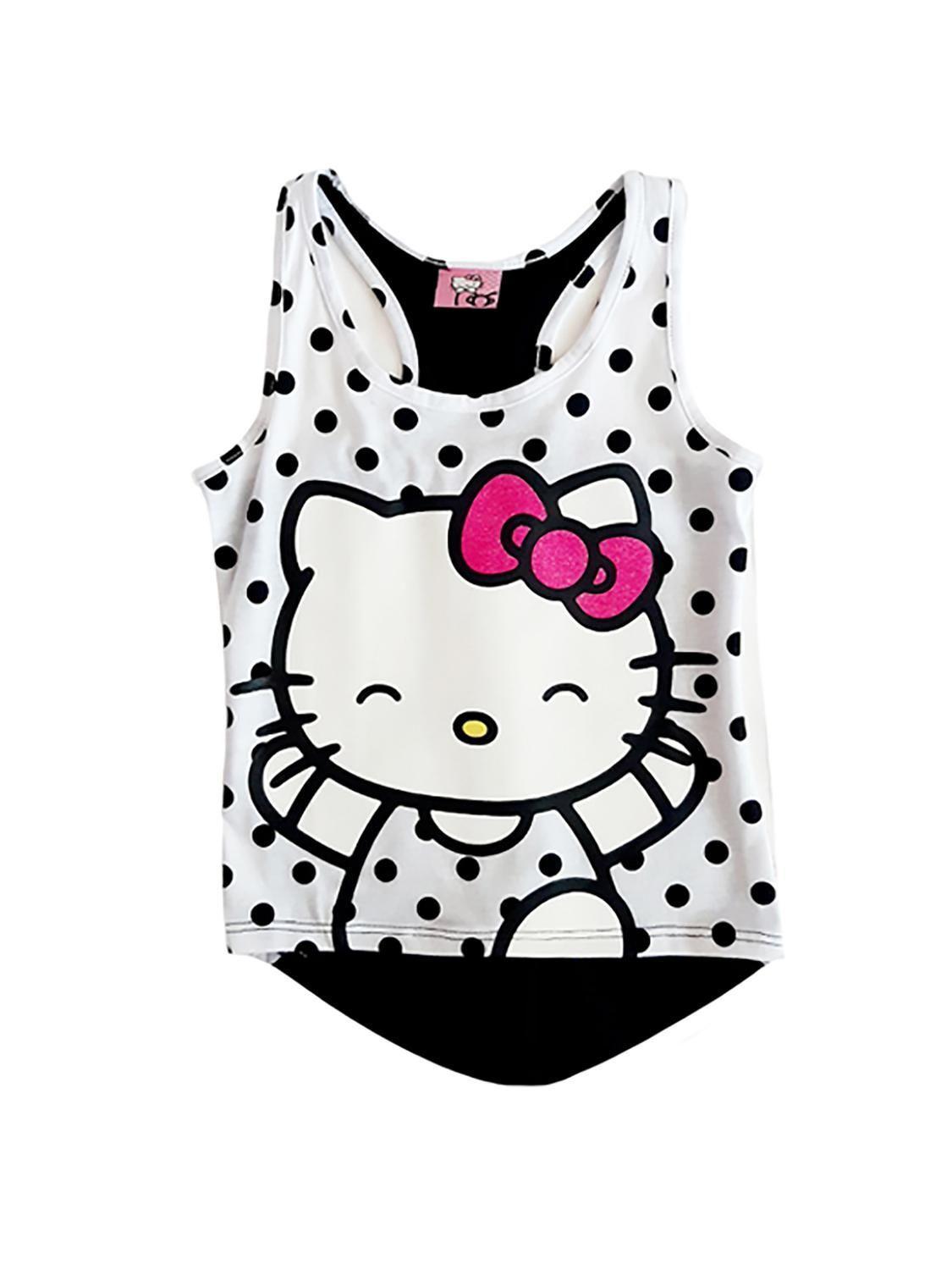 Polera Niña Algodón Estampado Hello Kitty-0