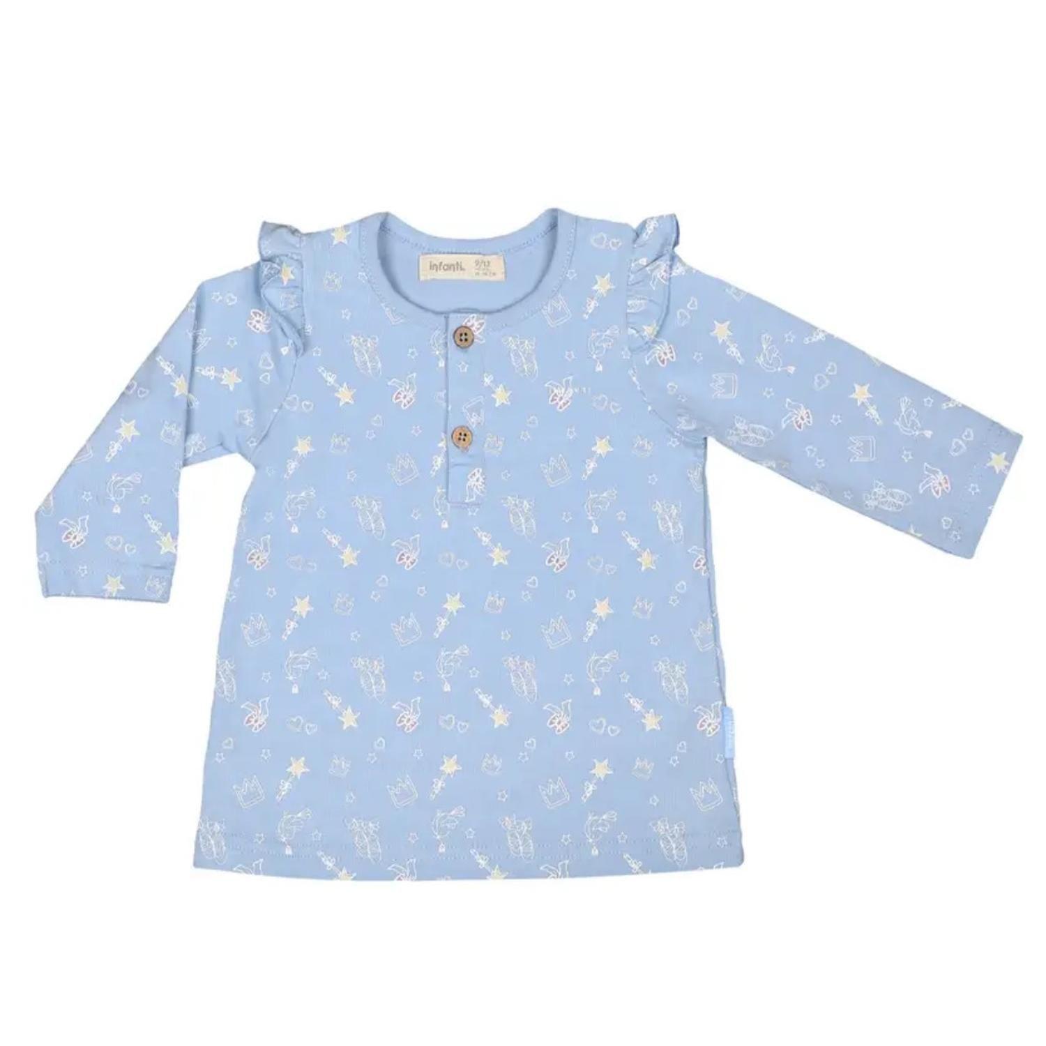 Bipack Poleras Manga Larga Bailarinas Niña 6-9 meses blanco-4