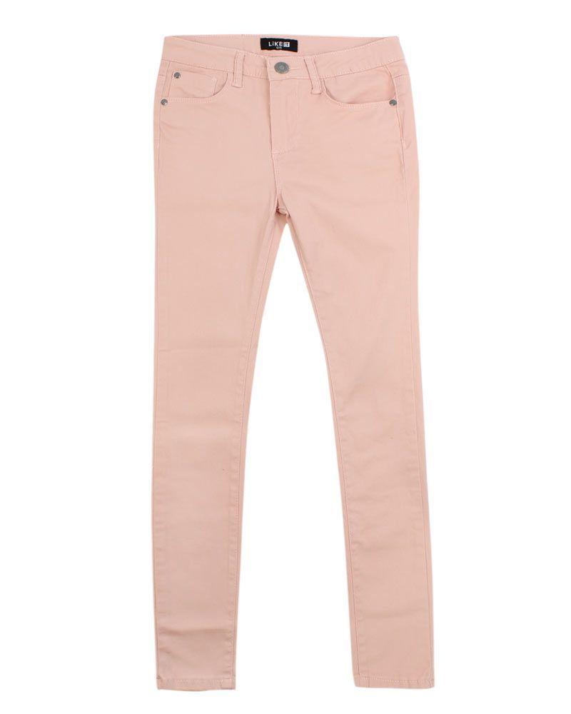 Pantalón Teens Niña Color Skinny Sportie Ficcus-0