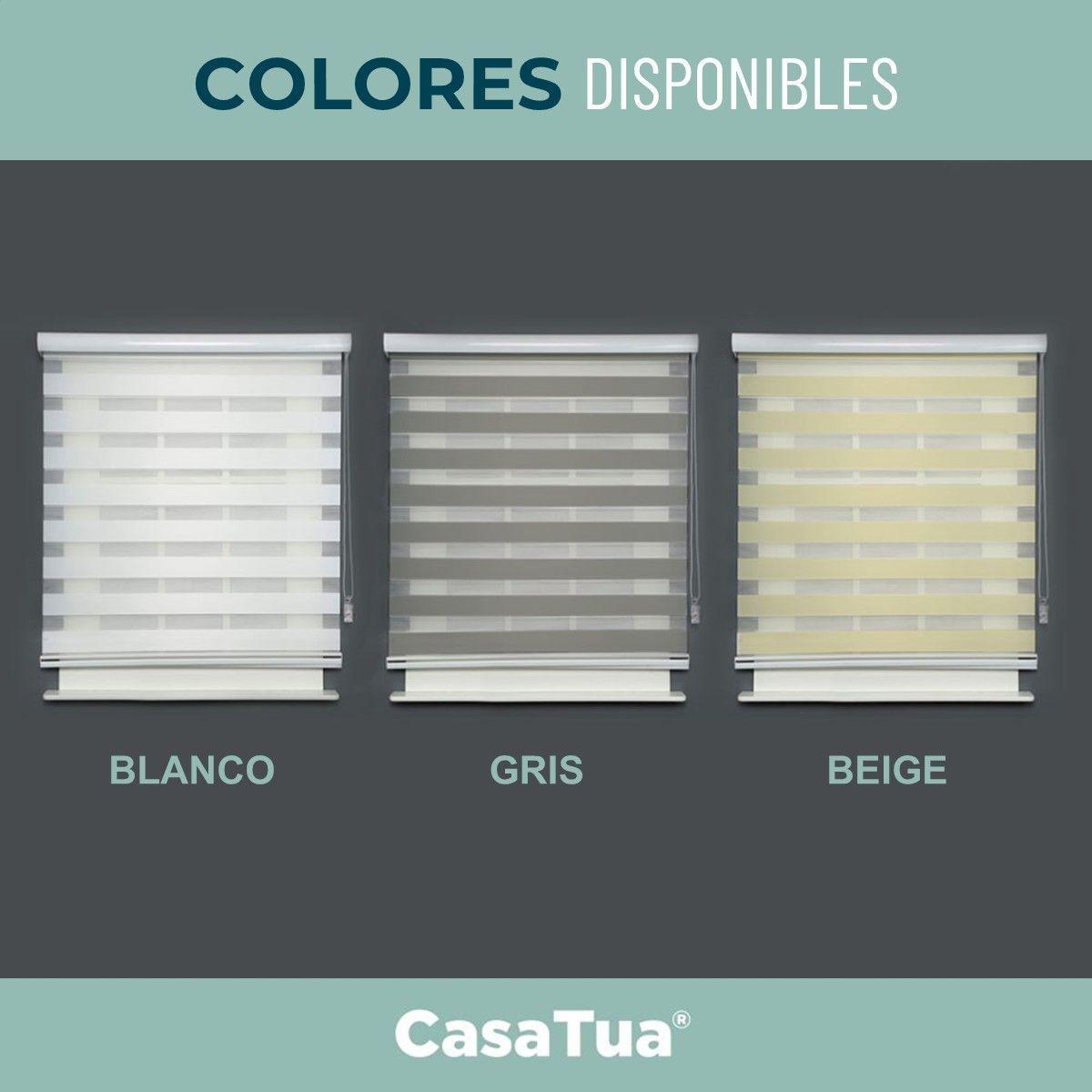 Cortina Roller Duo Día Noche Zebra, ancho 100 x largo 200cm-5