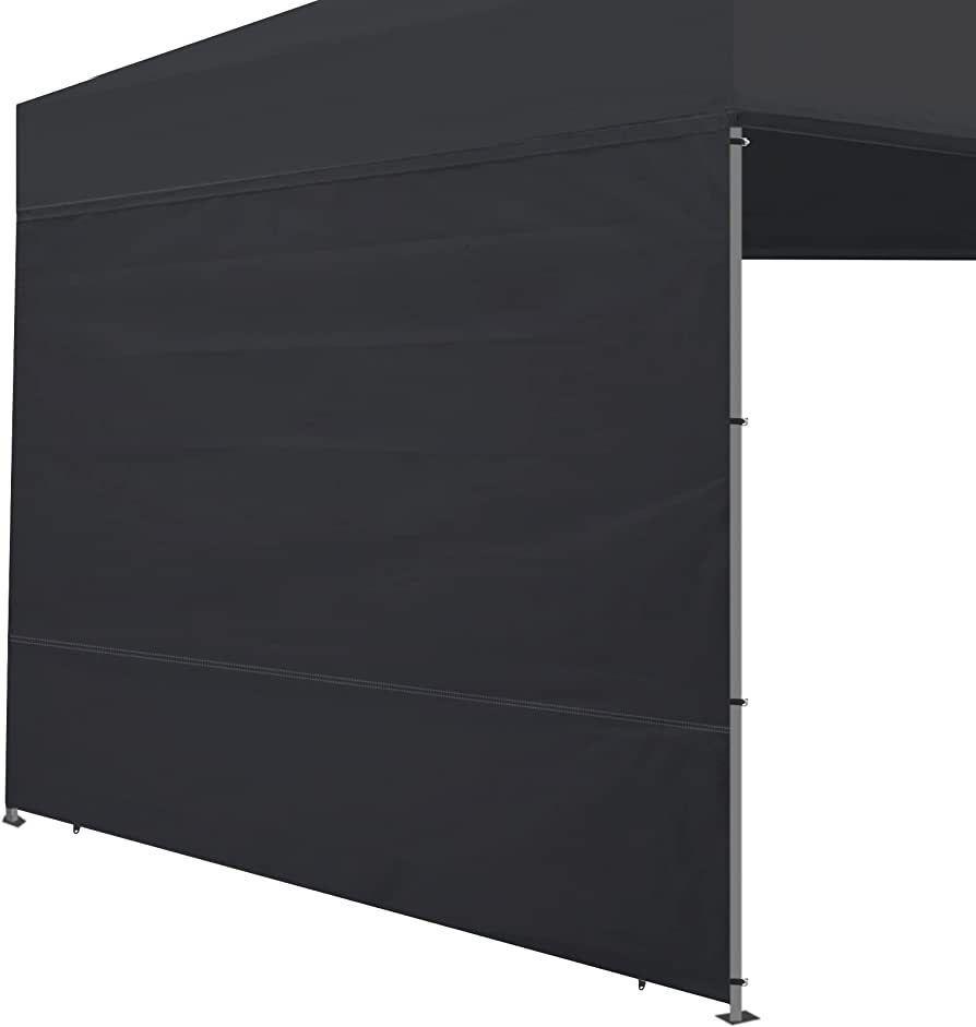 Toldo Plegable 2x2 Negro con Paredes Laterales impermeable-1