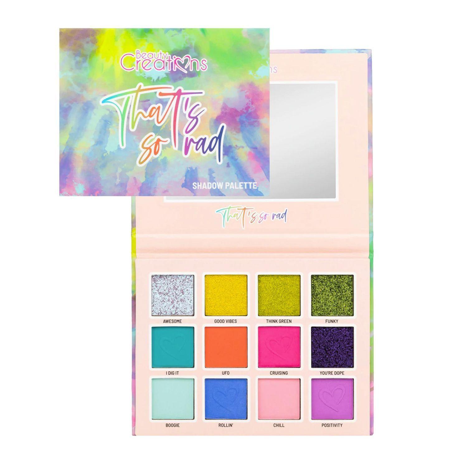 Set Paleta That's So Rad + 12 Brochas Maquillaje No Bad Days Beauty Creations-2