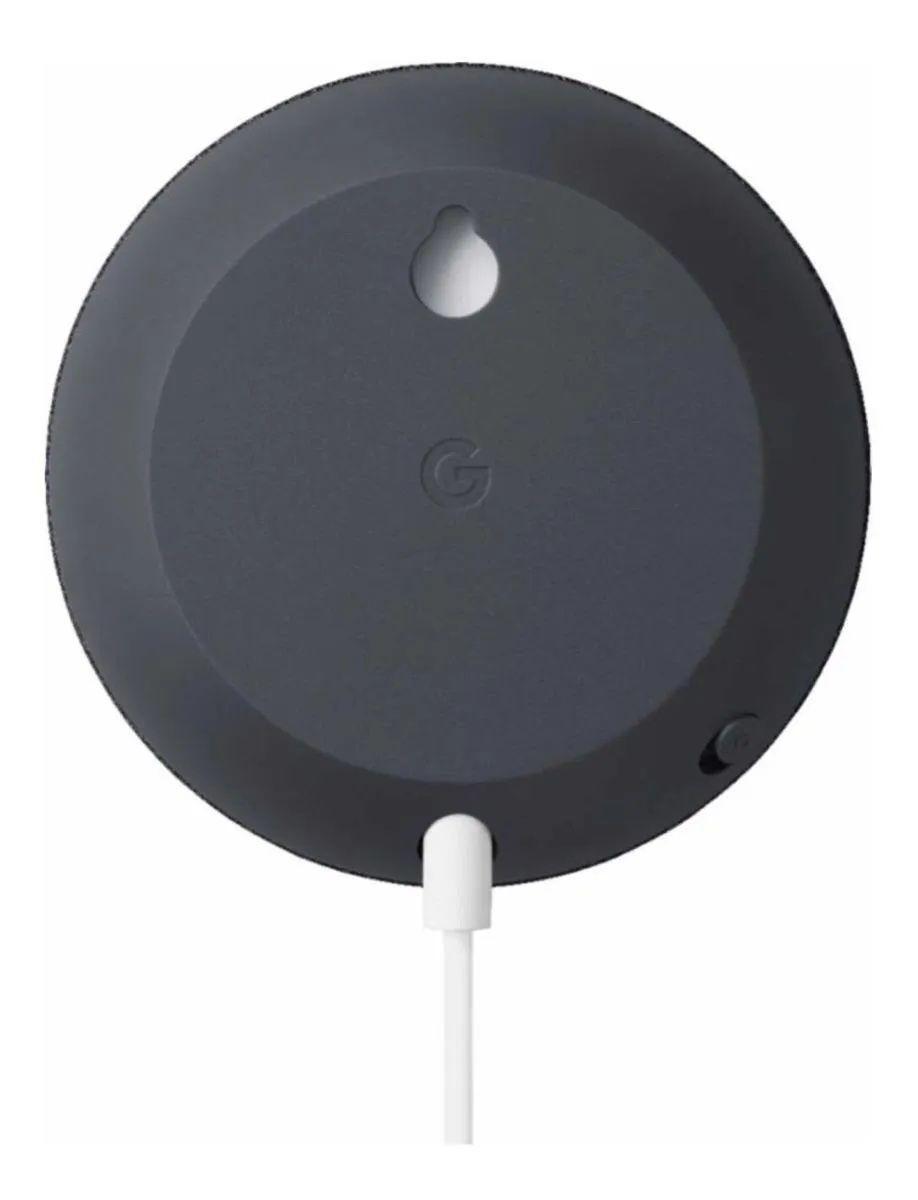 Google Nest Mini 2nd Gen con asistente virtual Google Assistant charcoal 110V/220V-2