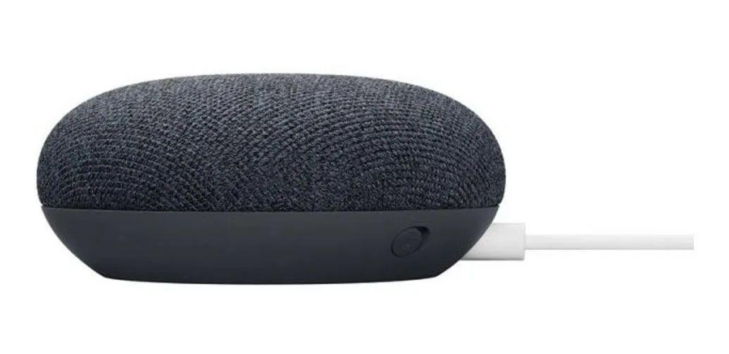 Google Nest Mini 2nd Gen con asistente virtual Google Assistant charcoal 110V/220V-1