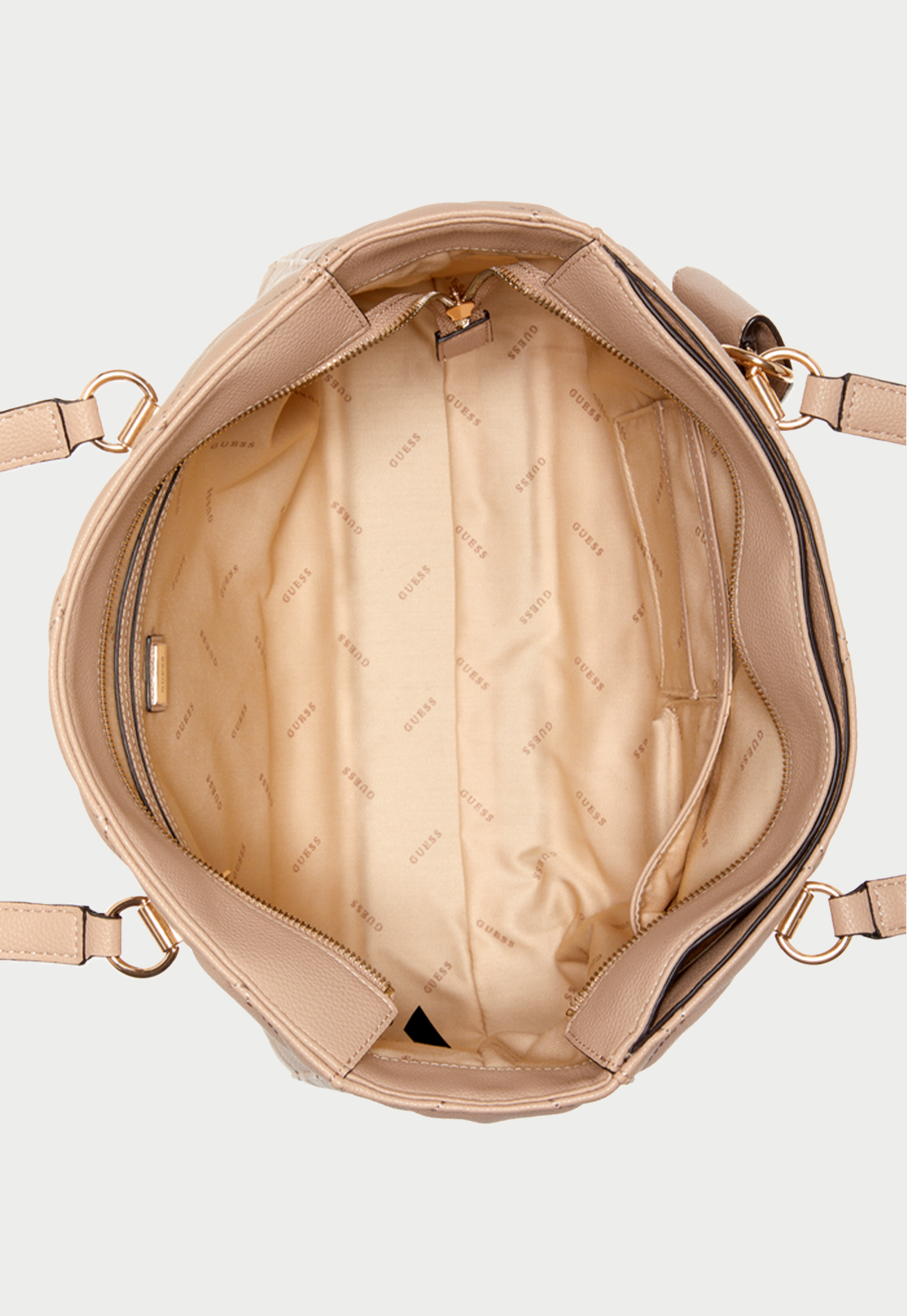 Cartera Fantine Tote Lgr Beige Guess-3
