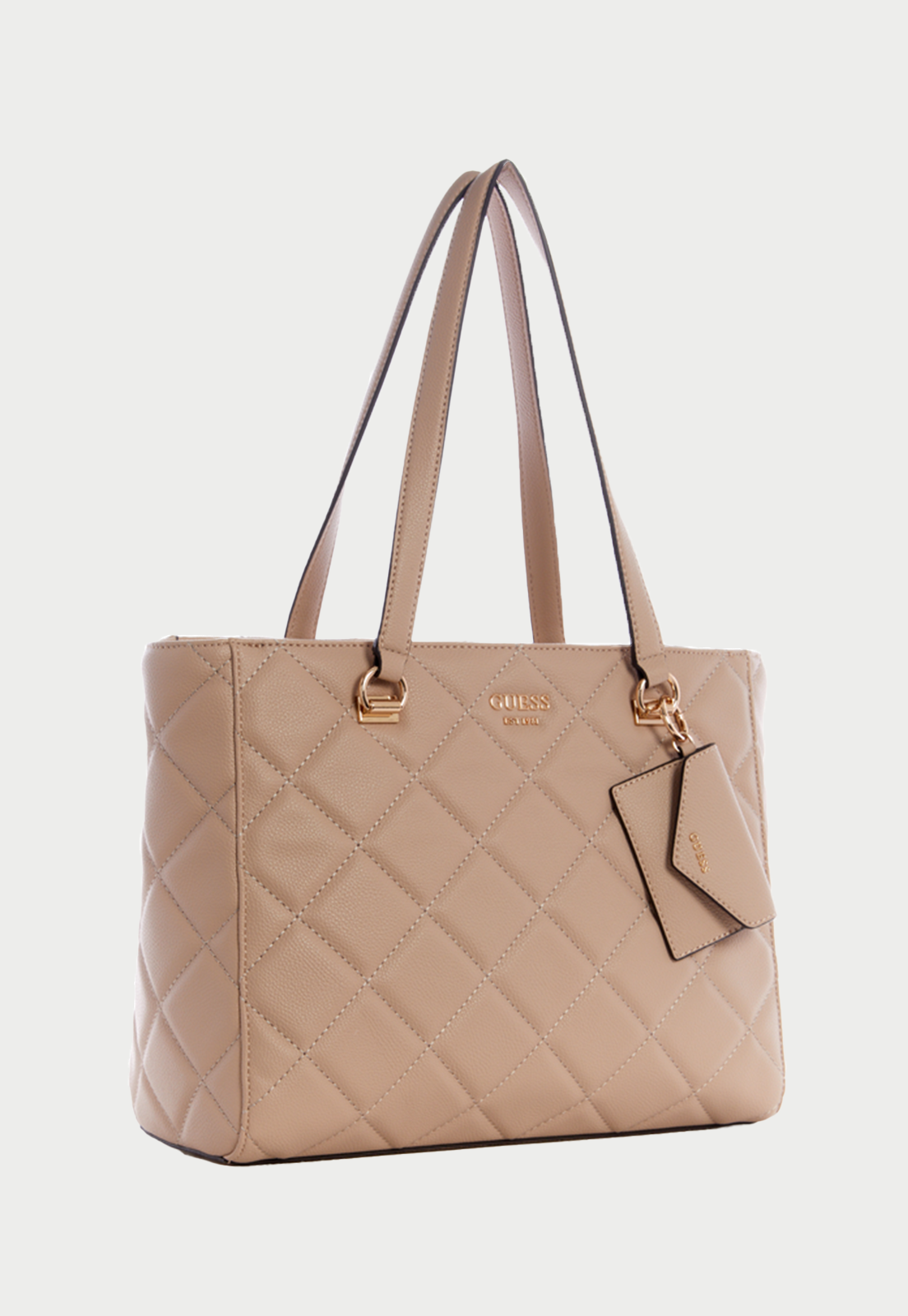 Cartera Fantine Tote Lgr Beige Guess-1