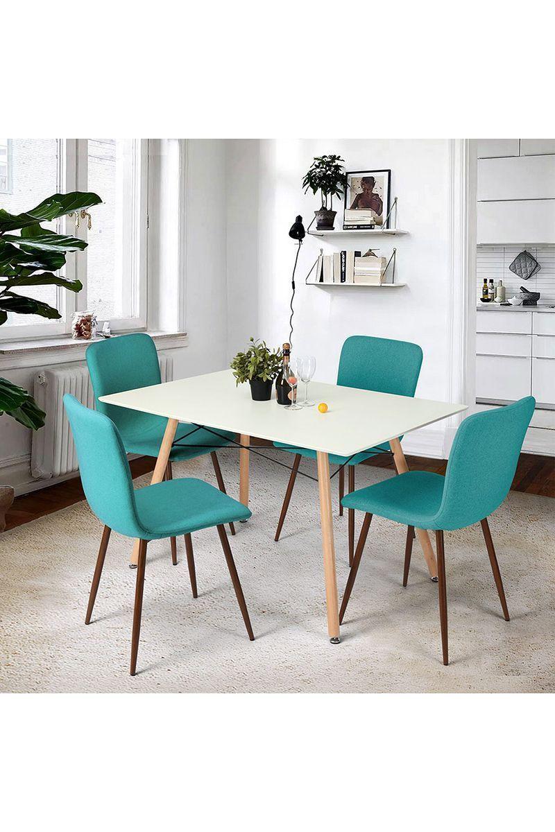 Mesa Eames Estilo Nórdico Blanca-1