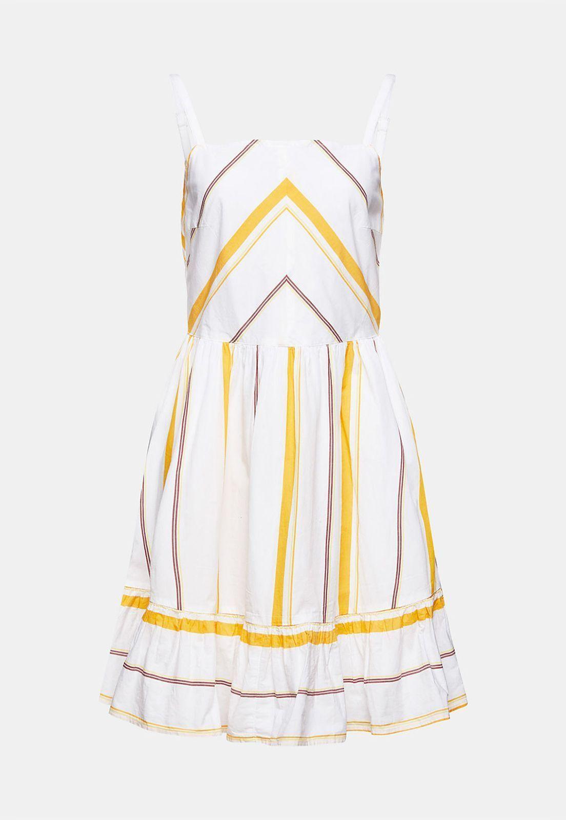 Vestido Con Diseño De Rayas Multicolor Esprit-3