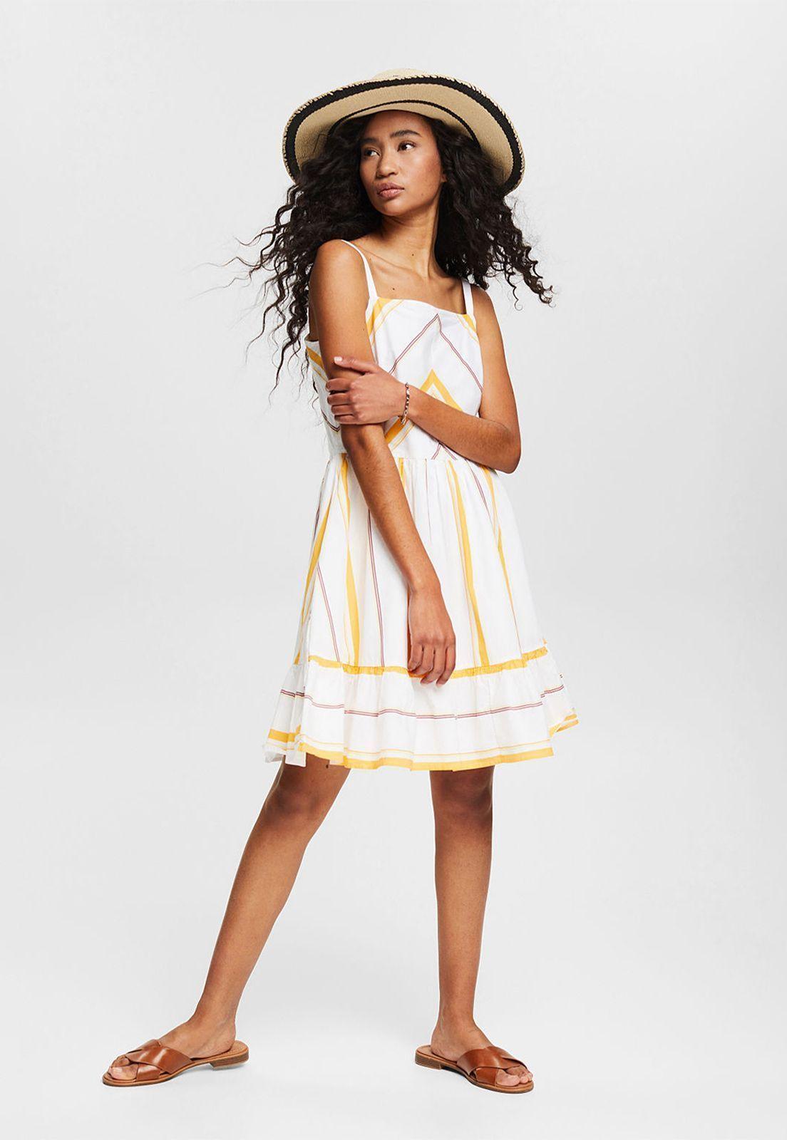 Vestido Con Diseño De Rayas Multicolor Esprit-2