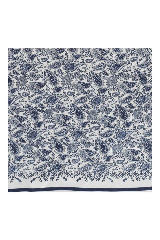 Pañuelo Bandana Azul Y Blanco Beachcomber Paisley Humana-1