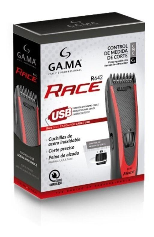 Cortapelos Clipper Gama M Race R642 Inalámbrico Usb-3