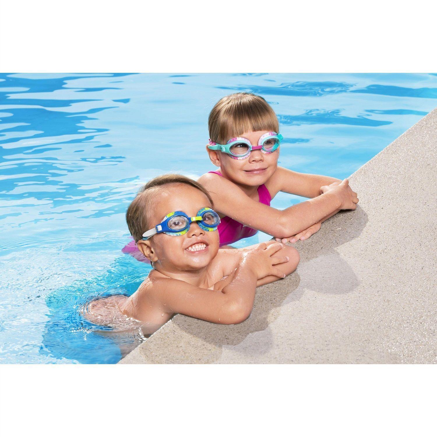 Lentes Agua Niños +3 Años / Swirl Goggles Rosado-1
