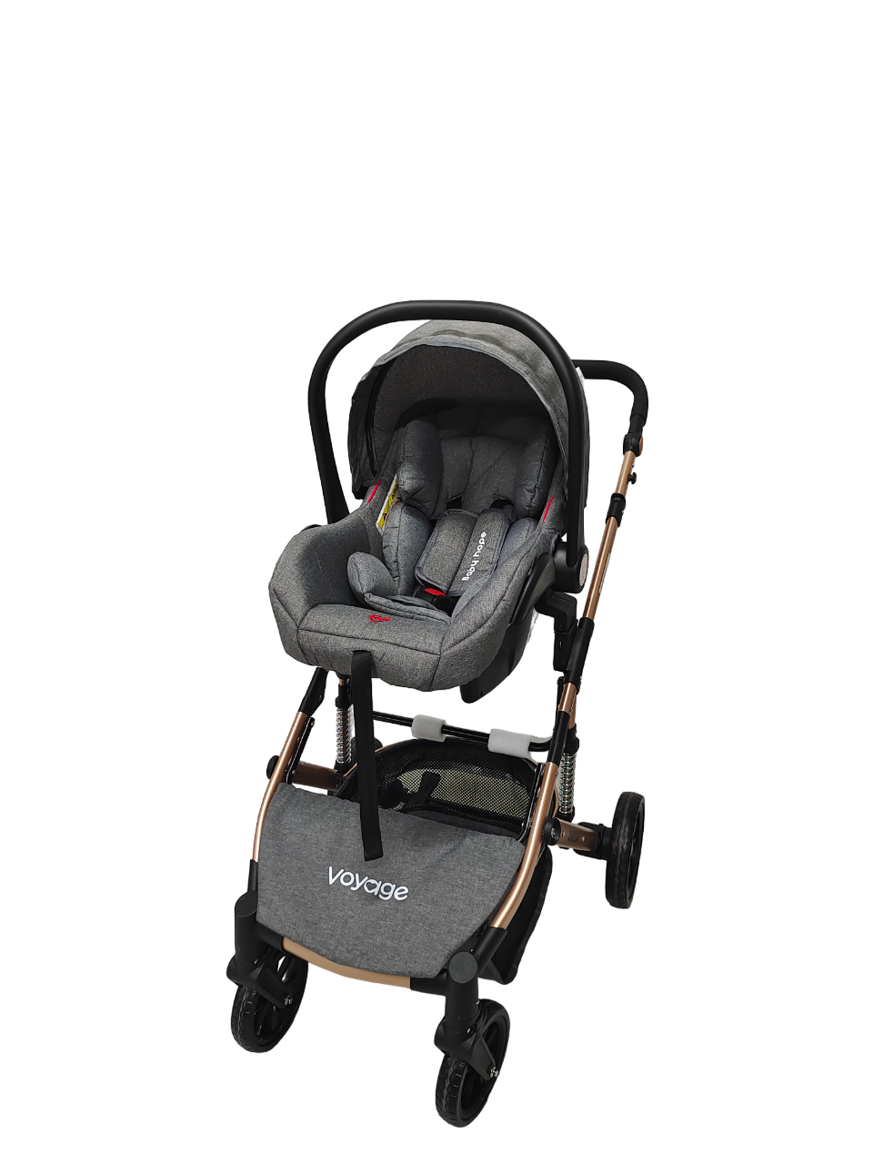Coche Travel System Omega Grey-5
