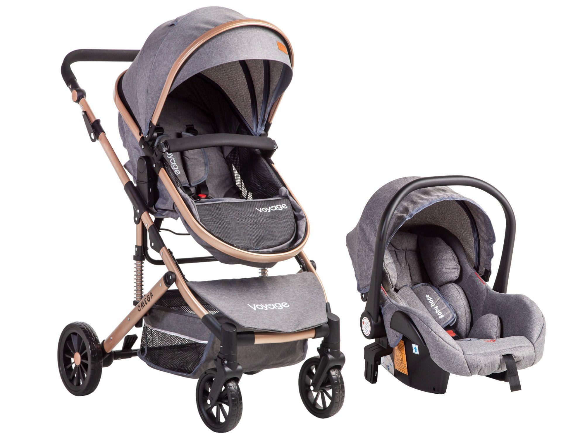Coche Travel System Omega Grey-2