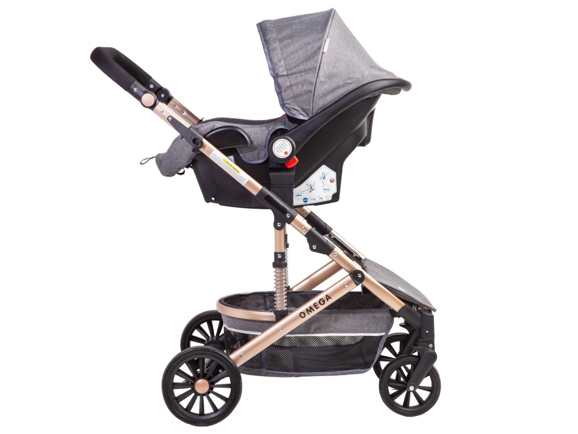 Coche Travel System Omega Grey-3