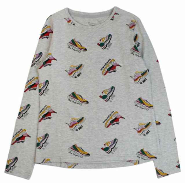 Polera Jr Niña Estampada Retro Vibes Ficcus-0