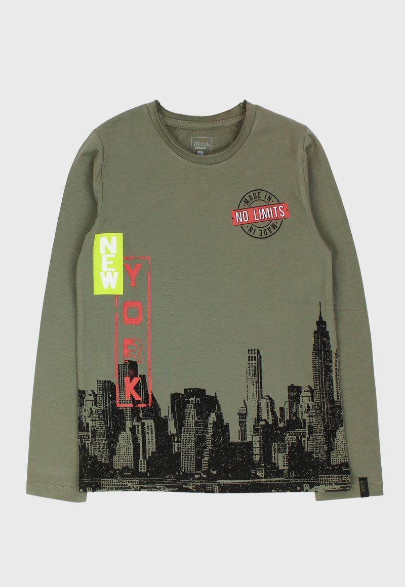 Polera Junior Niño Slub Downtown-0