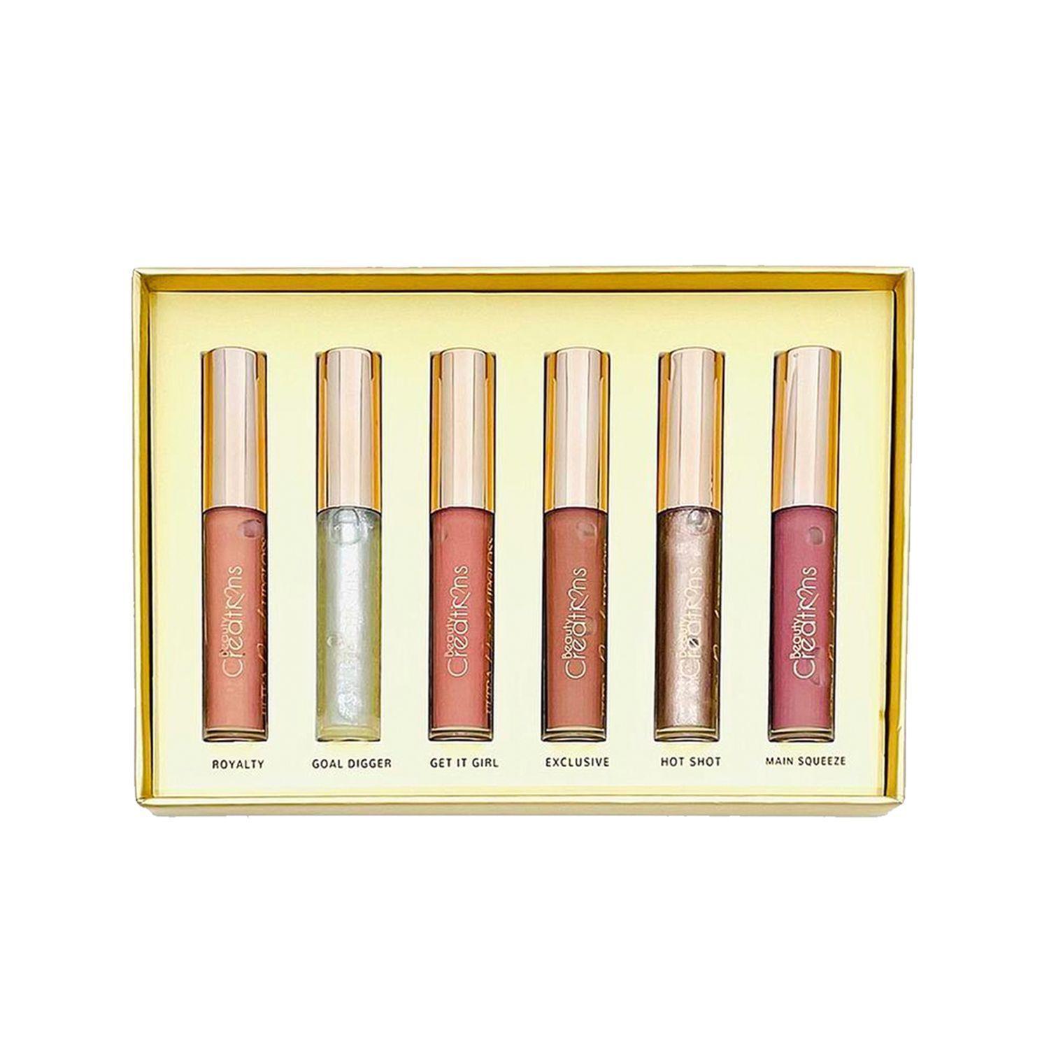 Set 6 Labiales Holiday "Ultra Dazzle Lipglosses" Vol.1 Beauty Creations-0