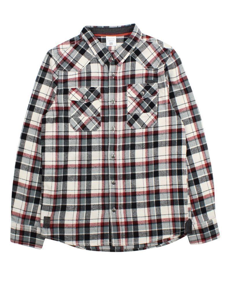 Camisa Jr Niño Escocesa Ficcus-0