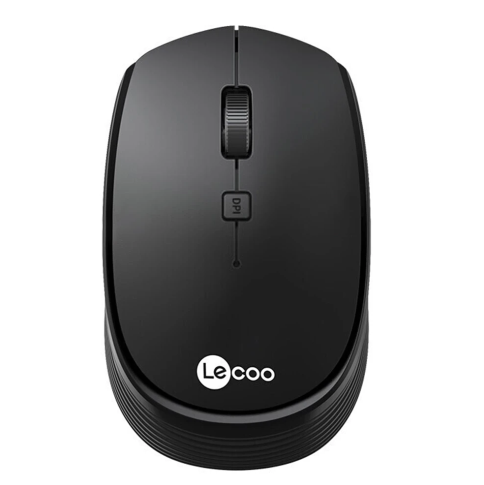 Mouse Inalambrico Lenovo Lecoo WS202 con Alfombrilla mousepad-3