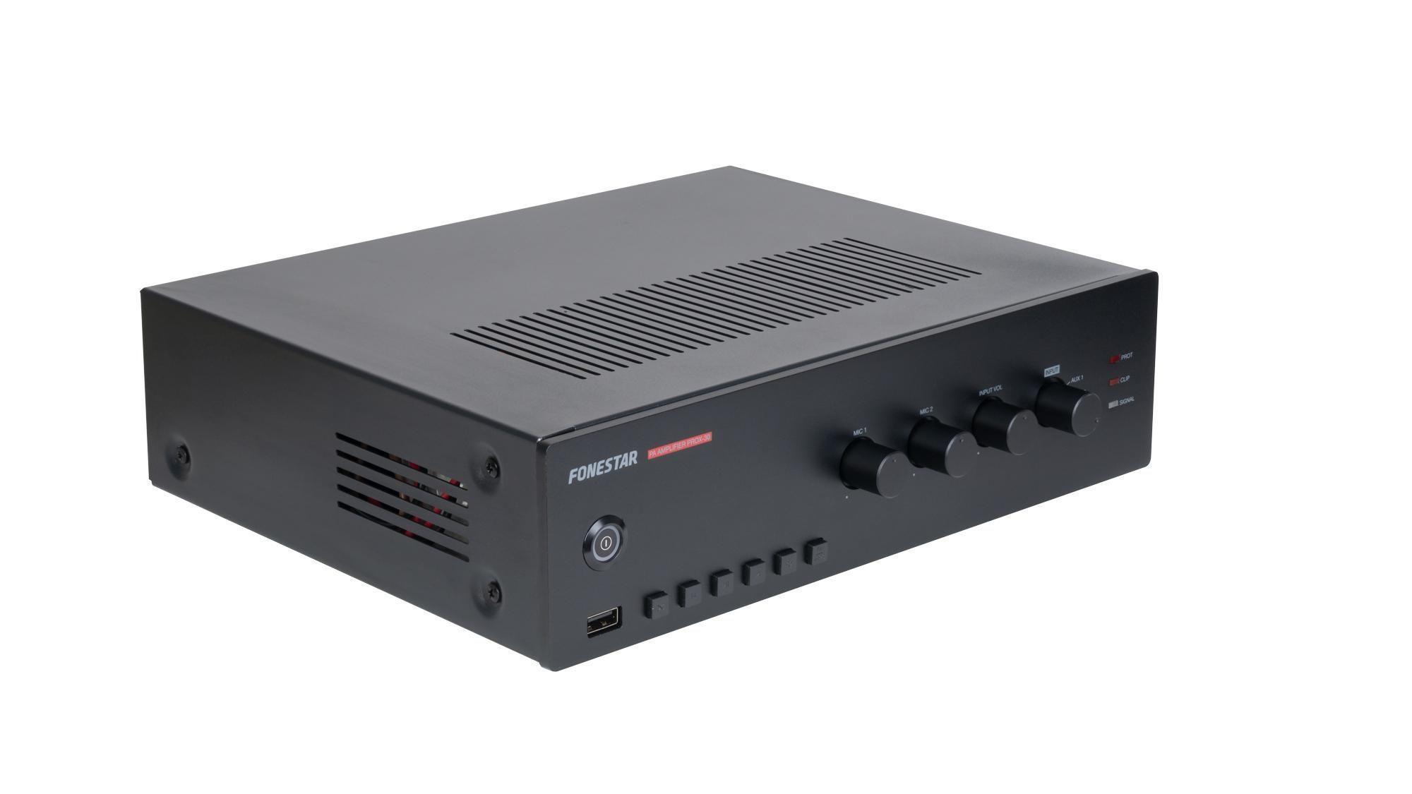 Amplificador de megafonía y musica ambiental Fonestar-2