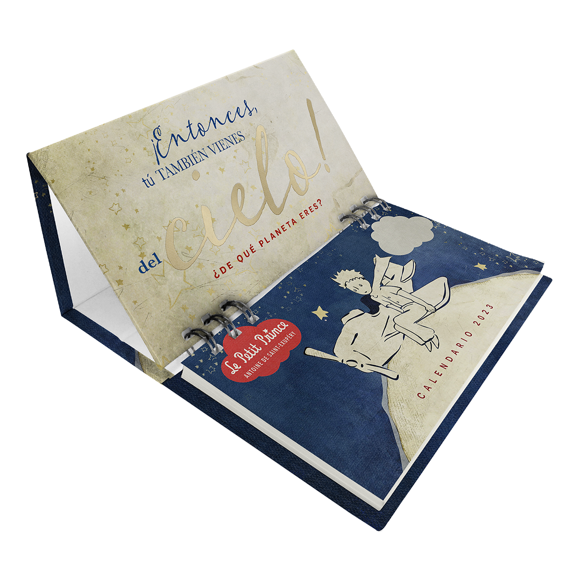 Calendario Agenda d Escritorio Le Petit Prince Airplane 2023-2