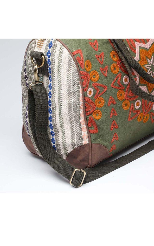 Bolso Verde Mandala  Humana-3