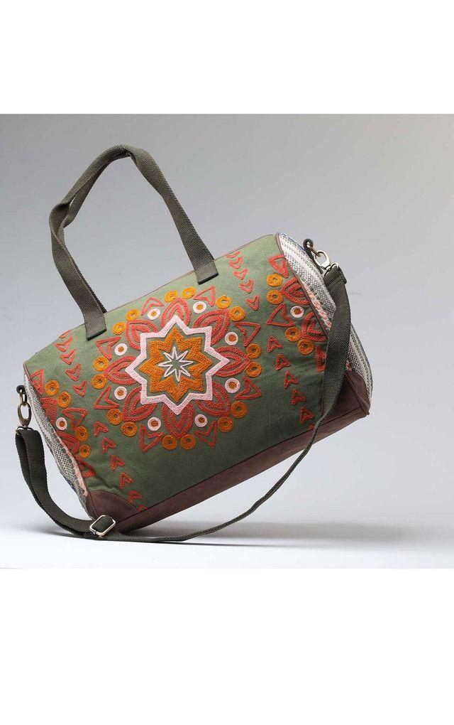 Bolso Verde Mandala  Humana-1