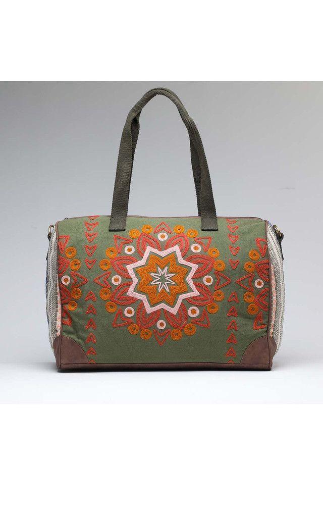 Bolso Verde Mandala  Humana-0