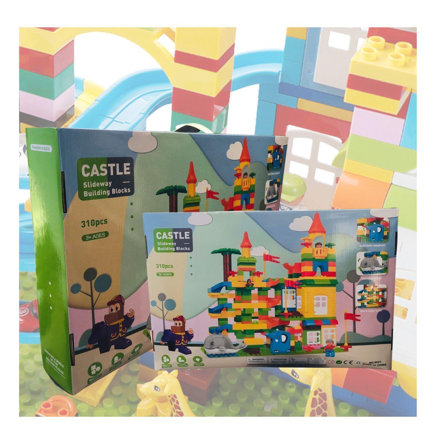 Bloques Armable Juego Didactico Castillo Carreras-0