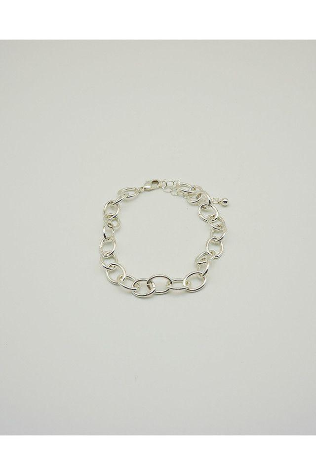 Pulsera Blanda Cadena Plateada I-D-0