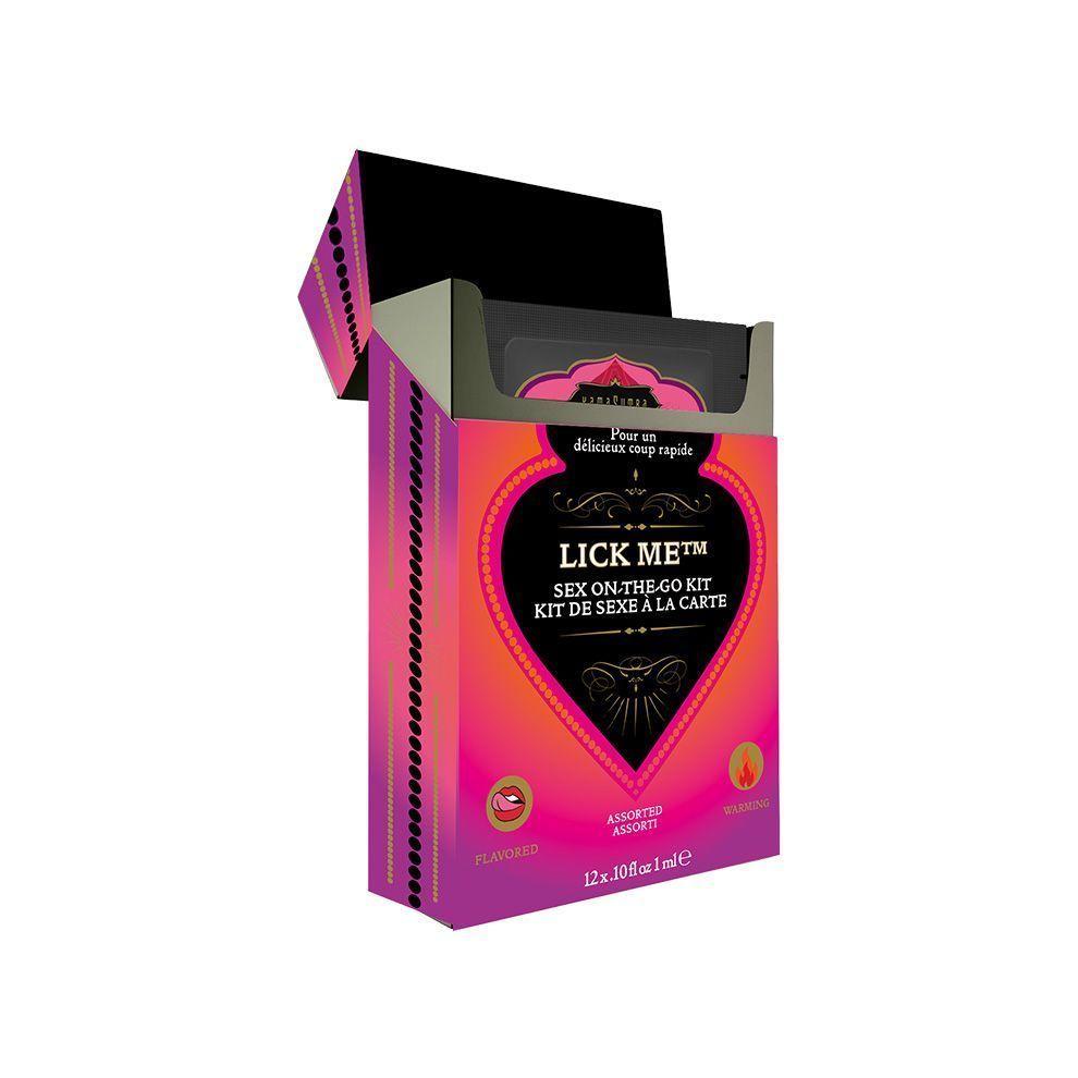 Set 12 Sachets Kama Sutra Aceite del Amor+ Néctar Divino " Lick Me "-0