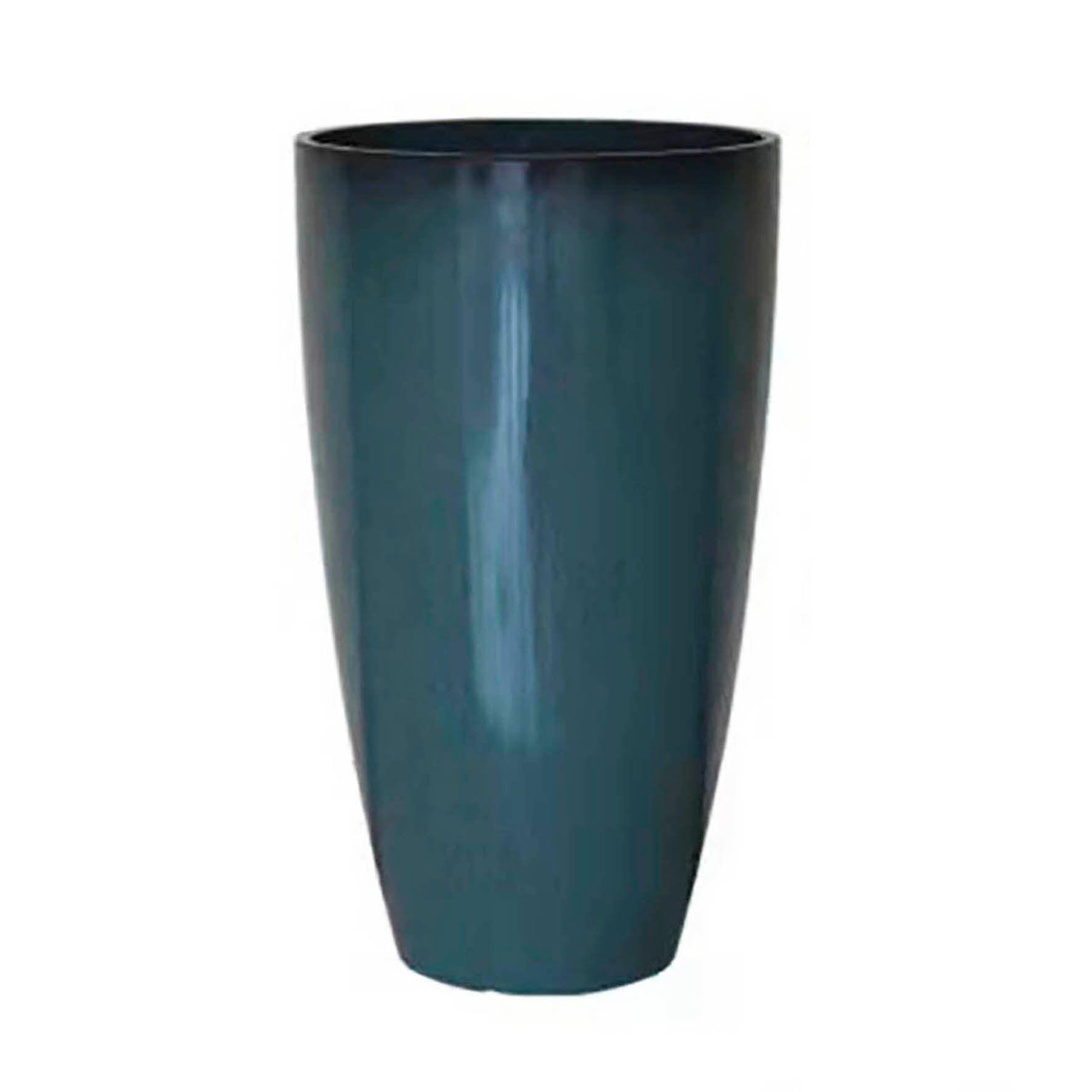 Macetero Polietileno Brillante Verde 53 cms-0