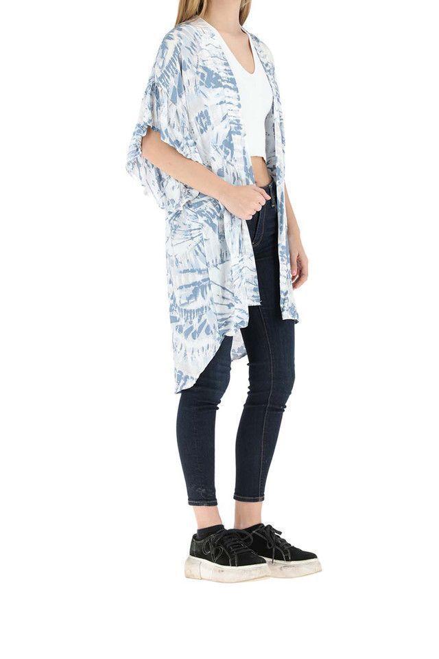 Kimono Celeste Beach Comber Blue Humana-0