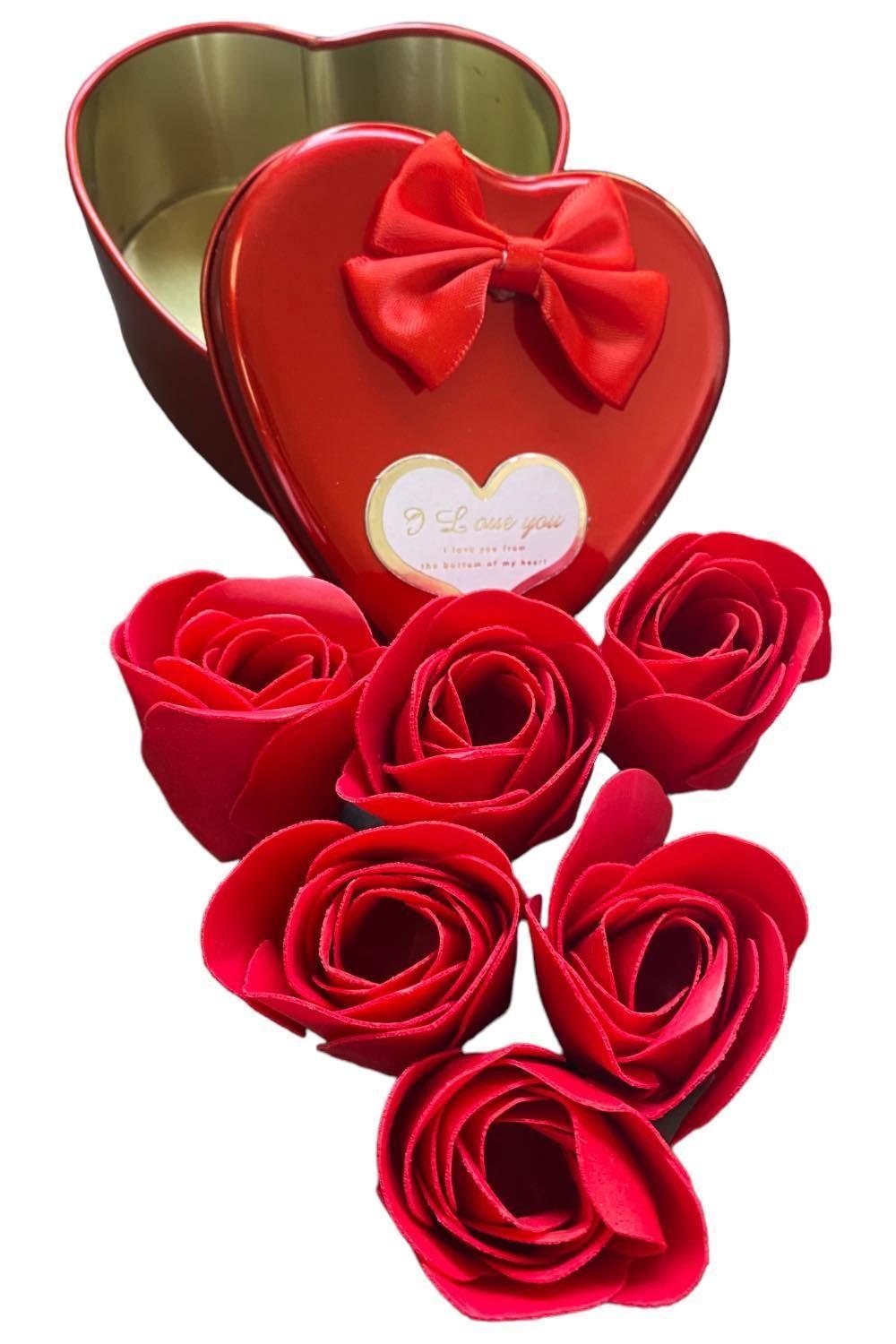 CORAZON METALICO PETALOS DE JABON-3