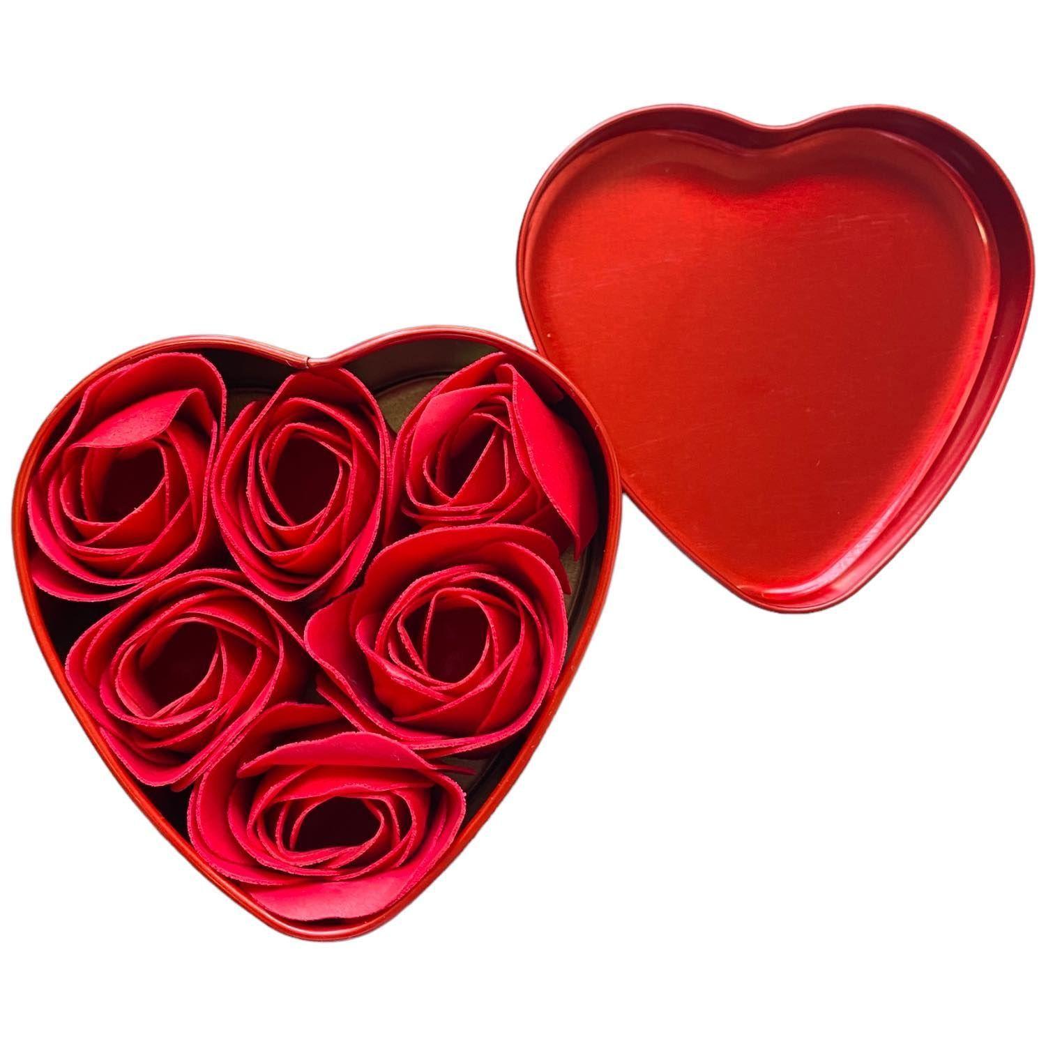 CORAZON METALICO PETALOS DE JABON-1