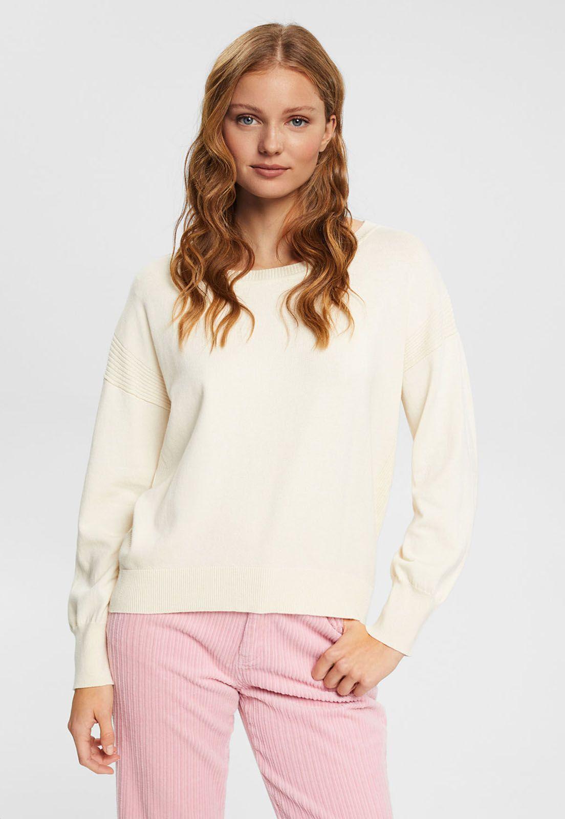Sweater De Algodón Ligero Mujer Esprit-0