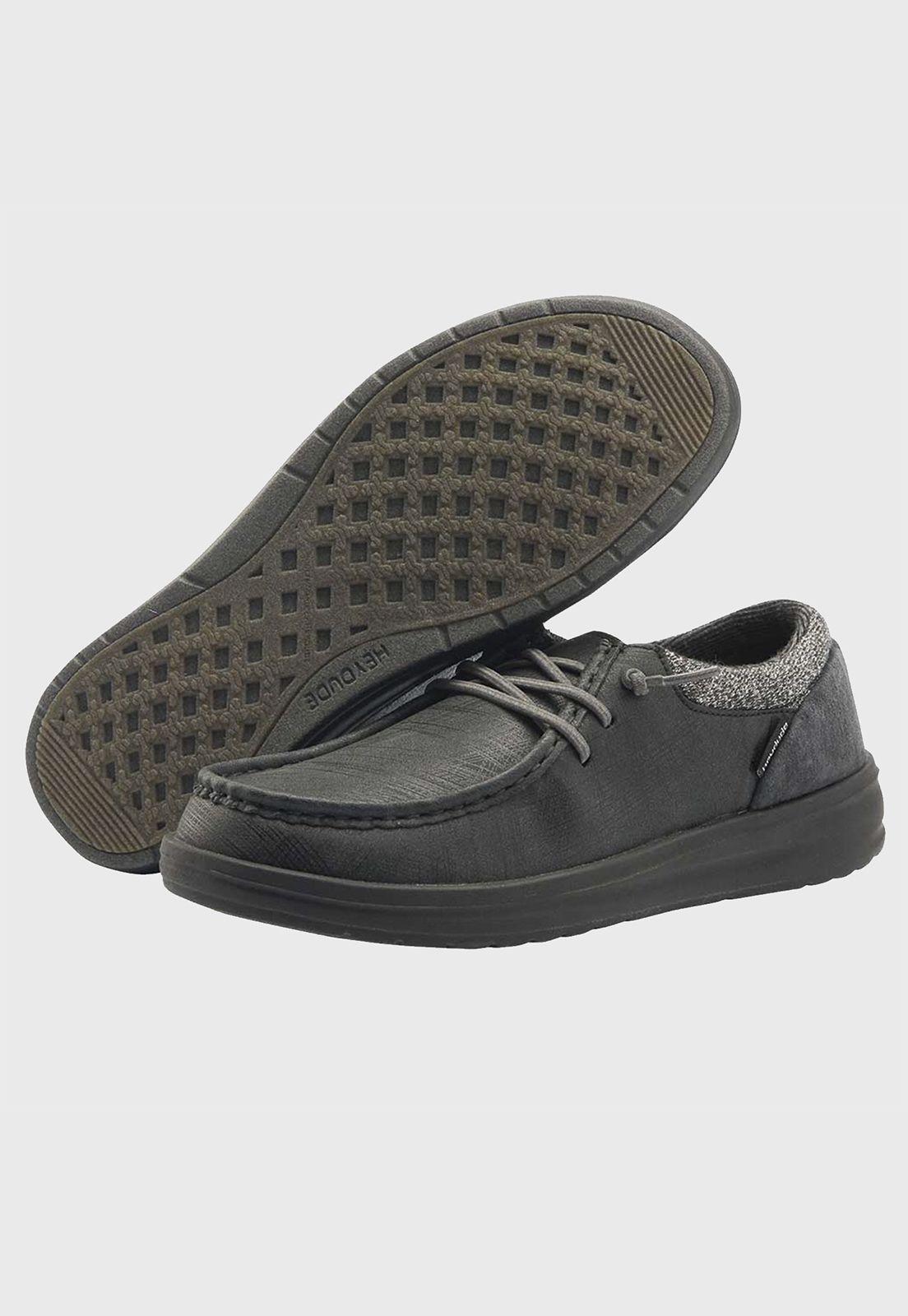 Zapato Polly Black Graphite Heydude-2