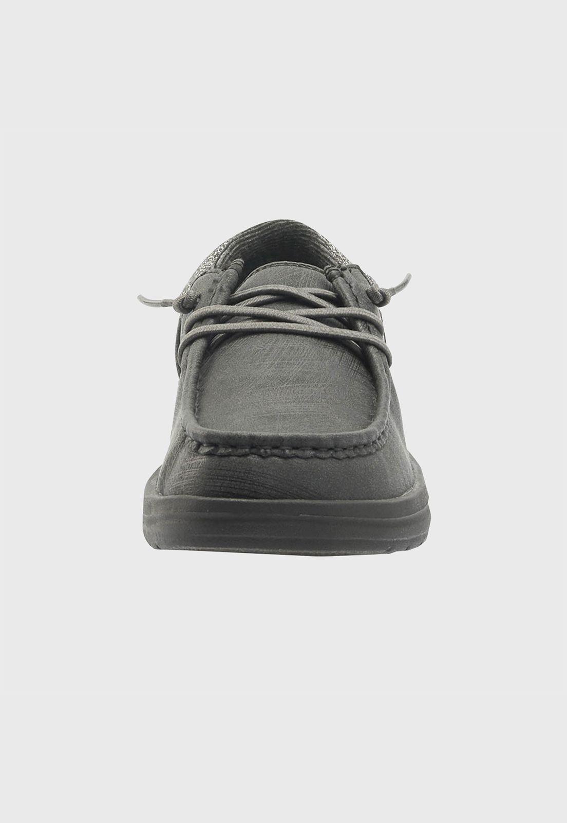 Zapato Polly Black Graphite Heydude-3