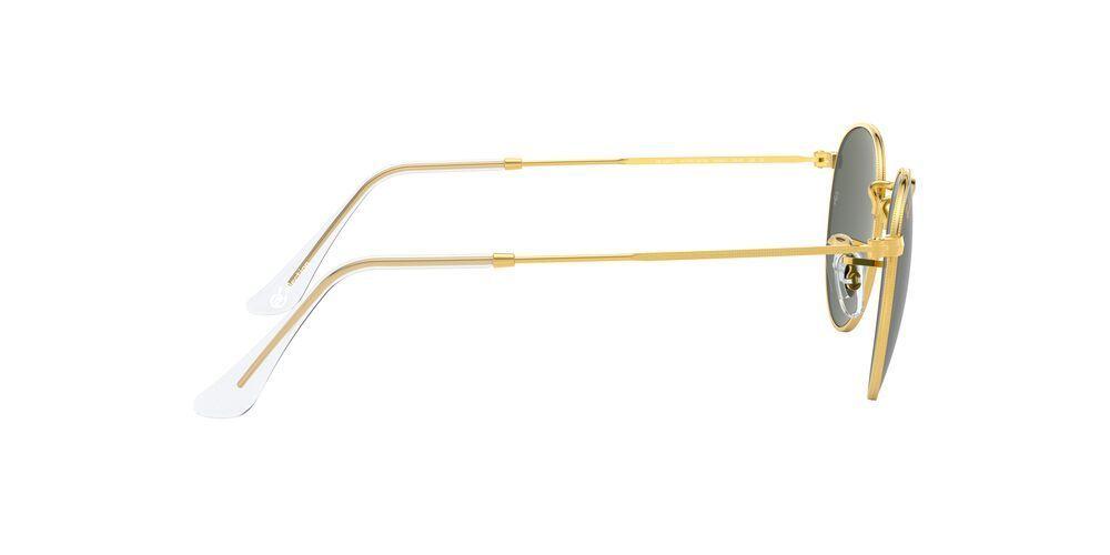 Lentes De Sol Ray-Ban 0RB3447 Round Metal Dorado Hombre-3