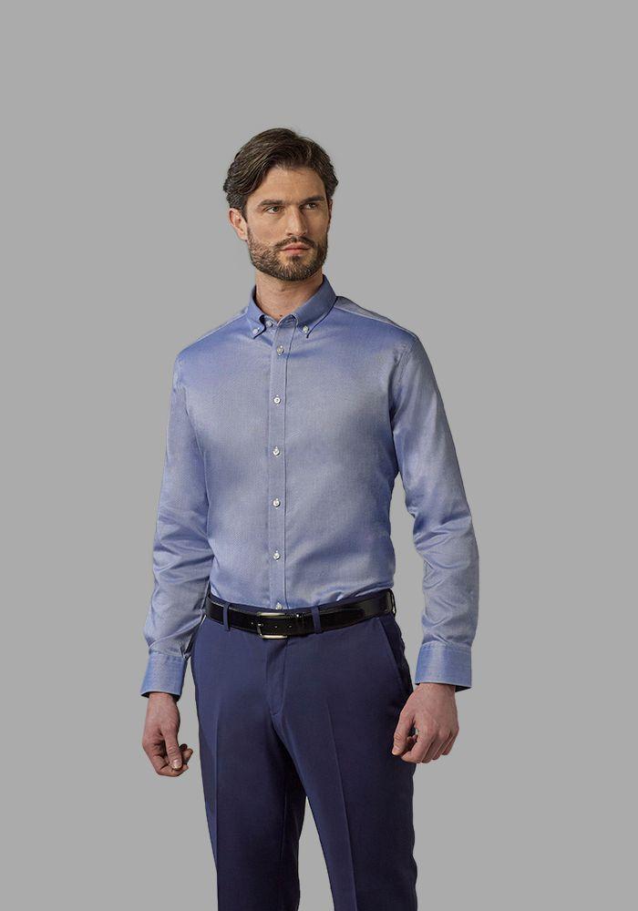 Camisa Travel Non Iron Celeste-2