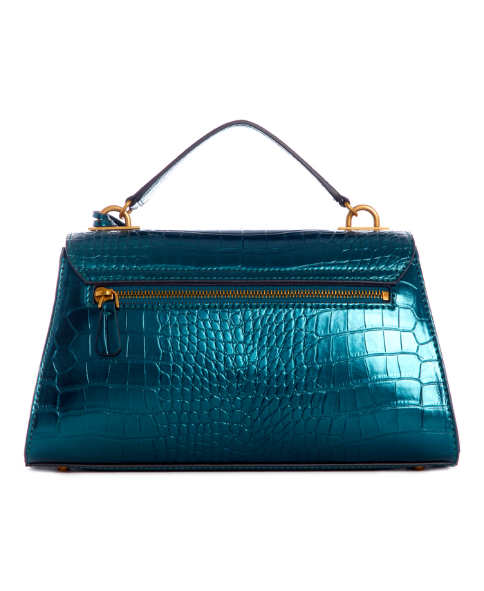 Cartera Guess Enisa Top Handle Flap Ivy Azul-2