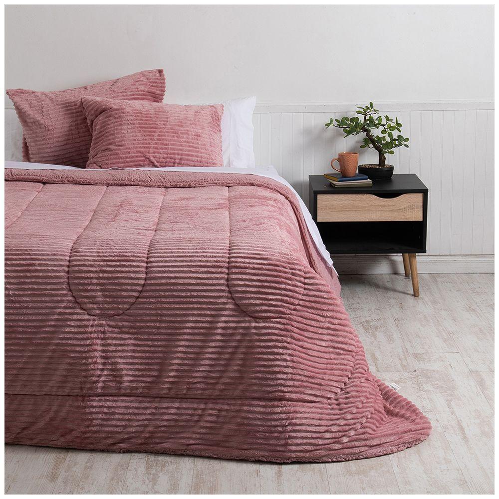 Plumon Corduroy Coral Sherpa 2 P Rosado-0