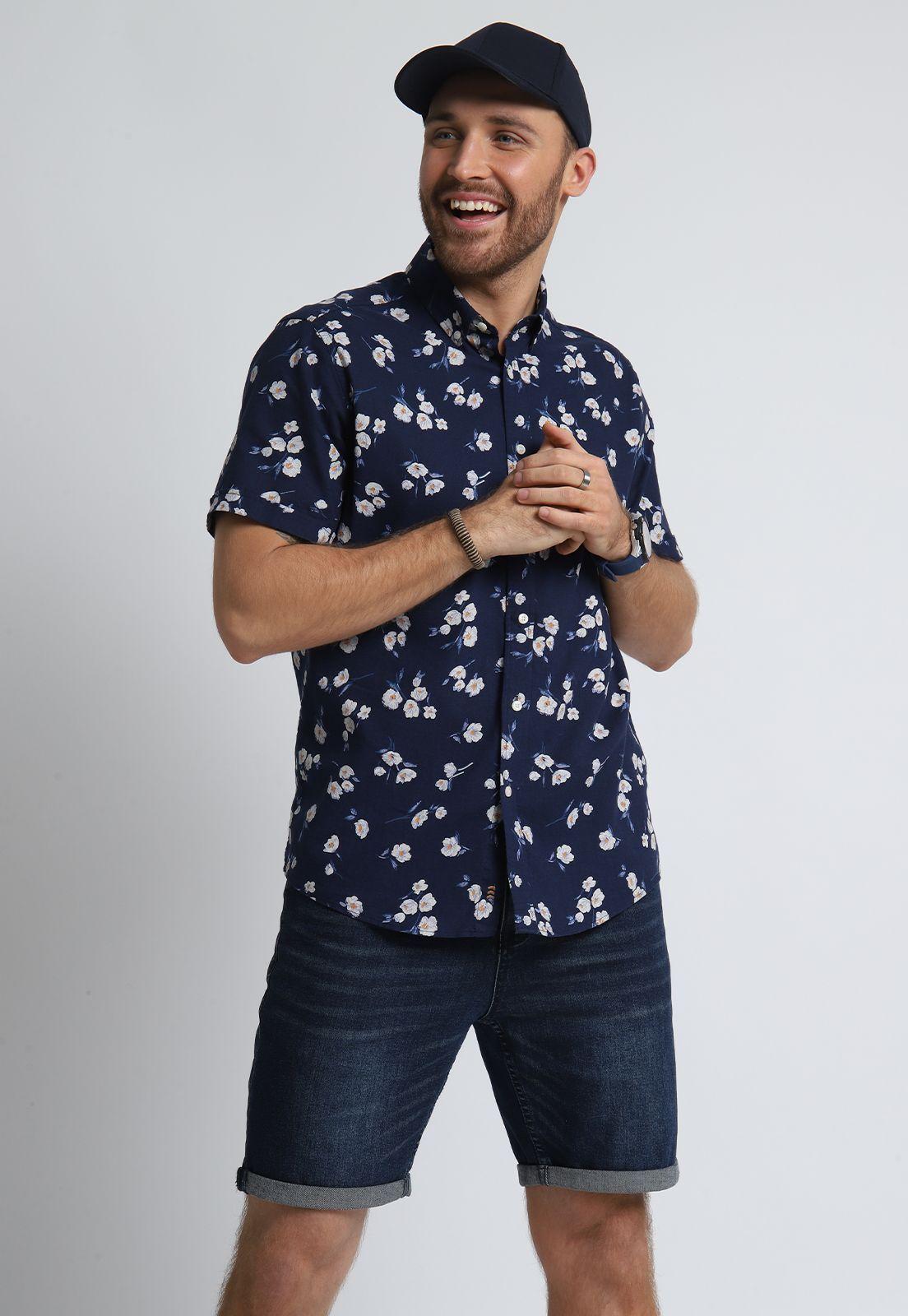 Camisa Print Floral Arrow-0
