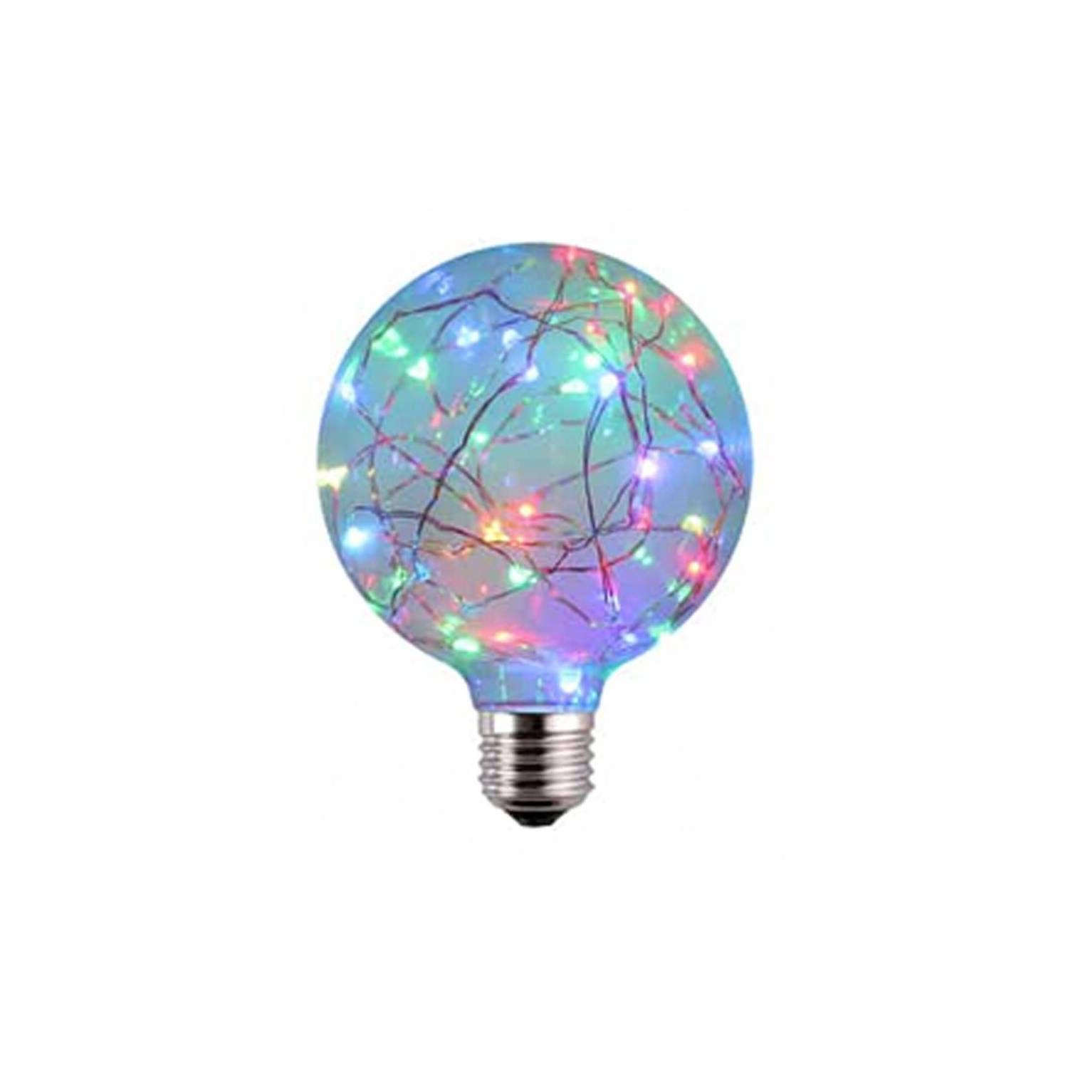 AMPOLLETA LED E27 DECORATIVA G95 1.7W RGB-0