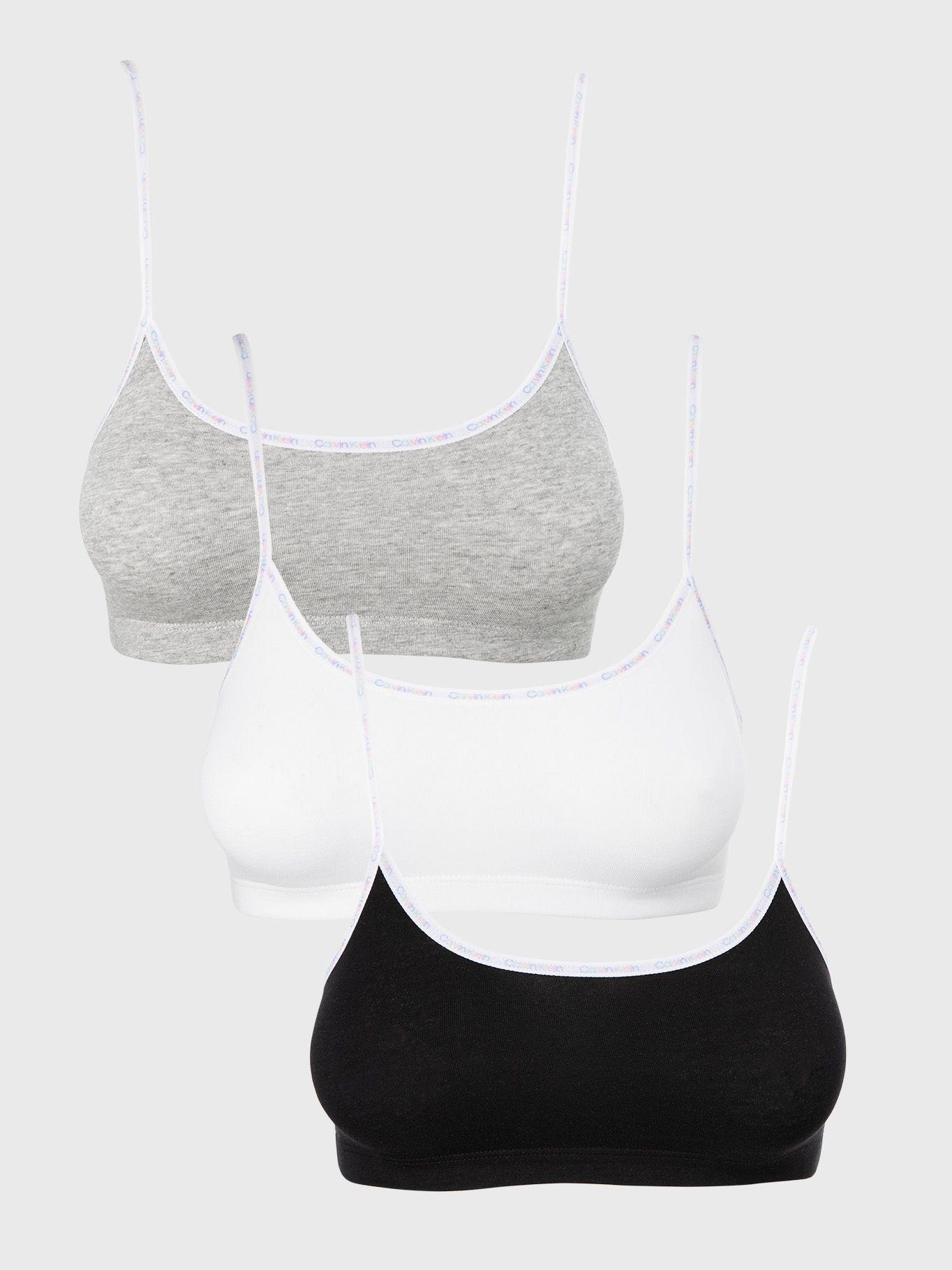 Set 3 Bralettes Niña Cotton AS1 Calvin Klein-0