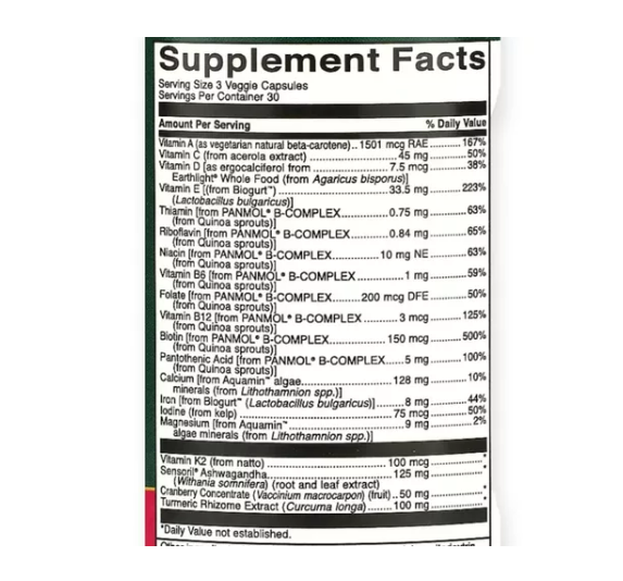 Multivitaminico Real Food Multi Women's Daily - Swanson-1
